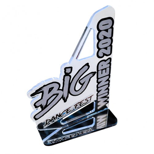 Приз из акрила с пластиком 2-слойный с УФ-печатью