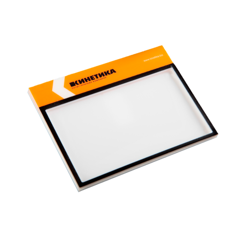 Бейдж с окном, акрил, УФ-печать