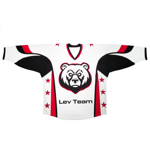 Хоккейный свитер болельщика с полной запечаткой, взрослый