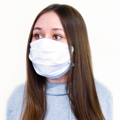 Маска для лица с принтом, защитная многоразовая стандартной формы, внутренний слой х/б