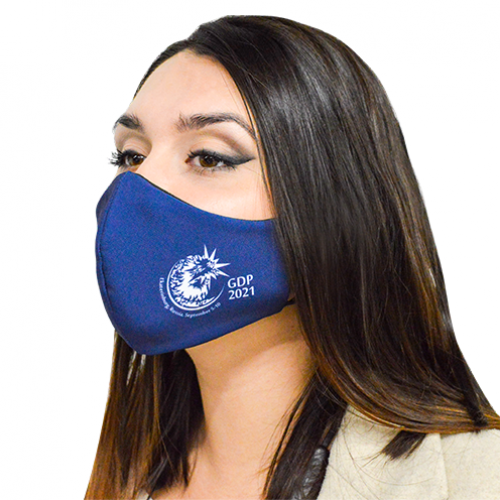 Маска для лица с принтом, защитная многоразовая анатомической формы из неопрена