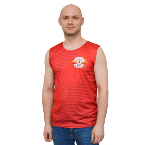 Манишка-майка футбольная взрослая, материал: прима