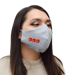 Маска для лица без печати, защитная многоразовая анатомической формы, внутренний слой х/б