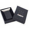 Зажигалка Zippo Slim Matt, матовая черная