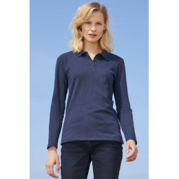 Рубашка поло женская с длинным рукавом Perfect LSL Women, зеленое яблоко