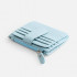 Картхолдер на молнии Unison, голубой