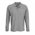 Рубашка поло с длинным рукавом Prime LSL, серый меланж