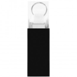 Брелок Stropp с тканевой вставкой, белый