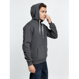 Толстовка на молнии с капюшоном Siverga Heavy, темно-серая (графит)