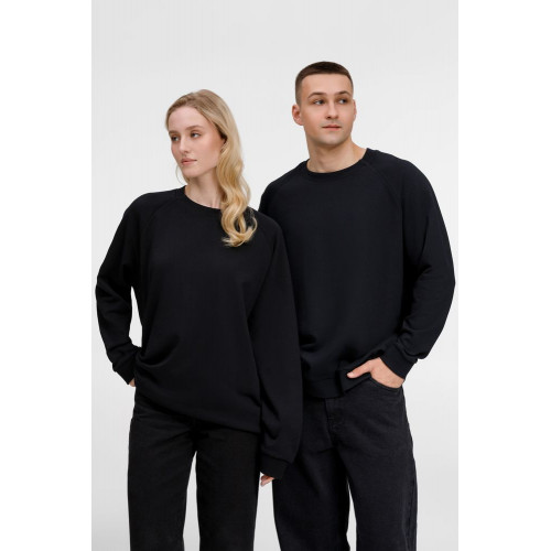 Свитшот унисекс Avenu, черный