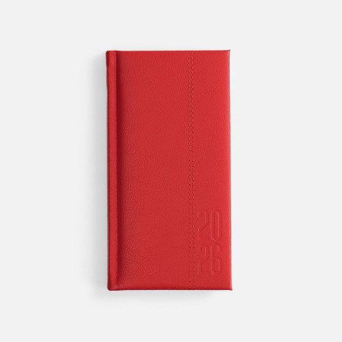 Еженедельник Baza, датированный, красный