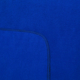 Флисовый плед Warm&Peace, ярко-синий