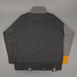 Свитер оверсайз Tricksy Net Grunge на заказ, полушерсть