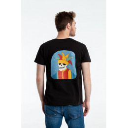 Футболка «Шут», черная