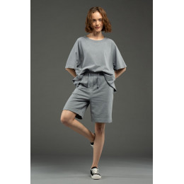 Футболка унисекс оверсайз T2, серая