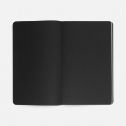 Ежедневник Trait, недатированный, черный с оранжевым