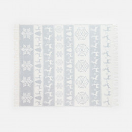 Плед «Скандинавия», серый