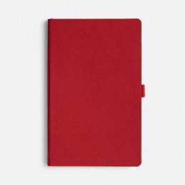 Ежедневник Lungo, недатированный, красный