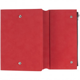 Ежедневник Grace на заказ, недатированный, красный