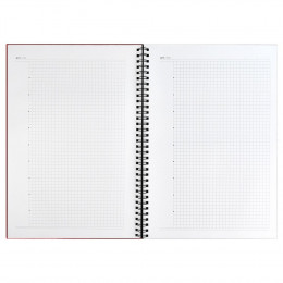 Ежедневник Notera Maxi, недатированный, красный