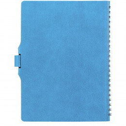 Ежедневник Strep Front на заказ, недатированный, голубой
