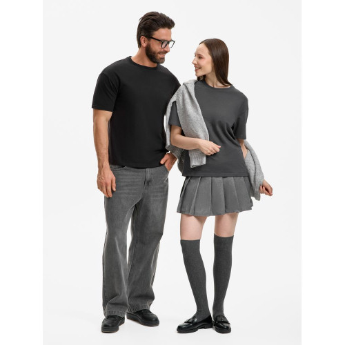 Футболка унисекс Durington, черная