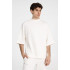 Футболка оверсайз унисекс T9, молочно-белая