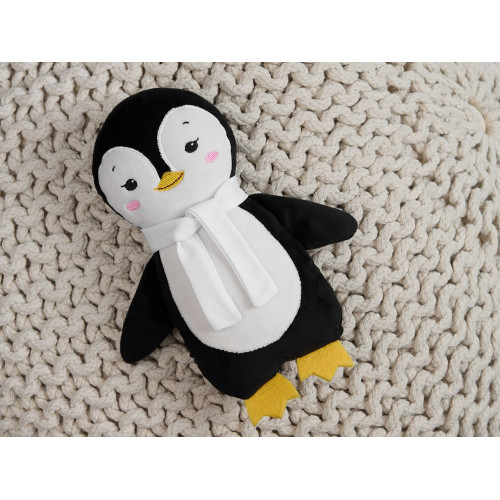 Мягкая игрушка Beastie Toys, пингвиненок с белым шарфом