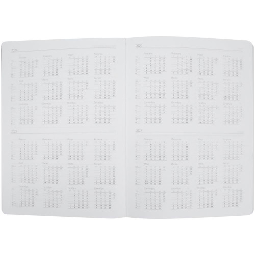 Еженедельник Lucky, недатированный, серый