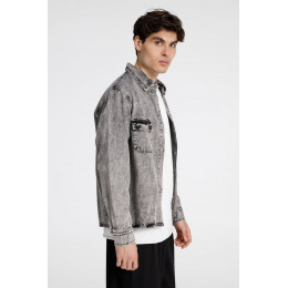Куртка джинсовая O3, серая