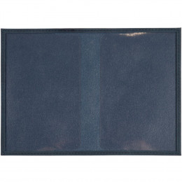 Обложка для паспорта Nubuk, синяя