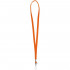 Лента с карабином Colorplan, оранжевая