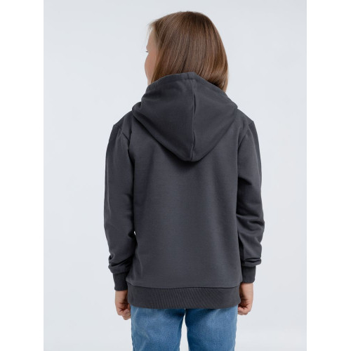 Худи детское Kirenga Kids 2.0, темно-серое (графит)