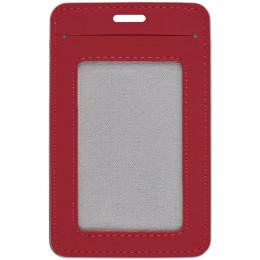 Чехол для пропуска Shall Simple, красный