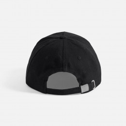 Бейсболка Long Beach, черная с ярко-синим