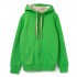 Толстовка унисекс на молнии Sherpa 280, ярко-зеленая Толстовка унисекс на молнии Sherpa 280, ярко-зеленая