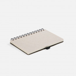 Блокнот на спирали Intrigo, белый