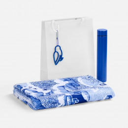 Набор «Год чудес», белый с синим