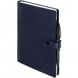Ежедневник Strep Front на заказ, недатированный, темно-синий