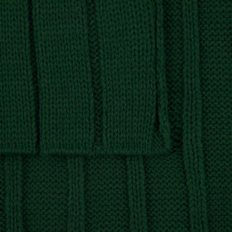 Плед Tressa, темно-зеленый