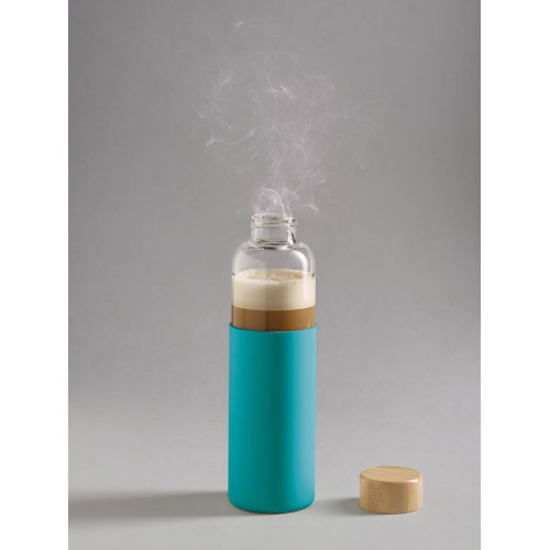 Бутылка для воды Dakar, прозрачная с бирюзовым