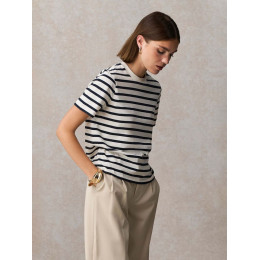 Футболка женская Legend Women, темно-синяя с молочно-белым