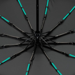Зонт складной с УФ-защитой Ribstar, черный