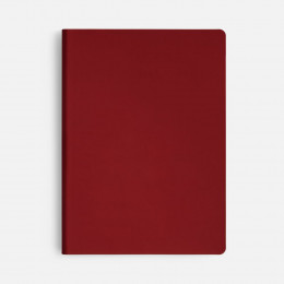 Ежедневник Flex Shall New, недатированный, красный