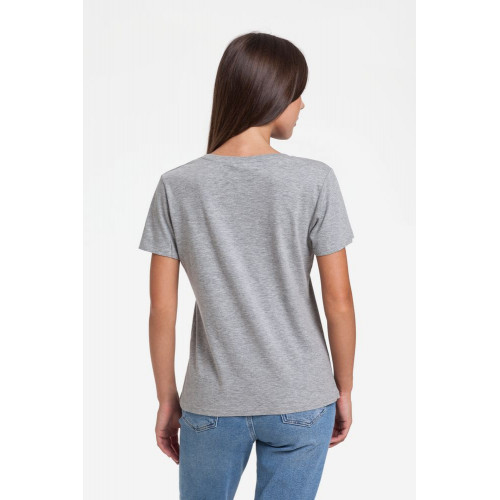 Футболка женская Artist Bear, серый меланж