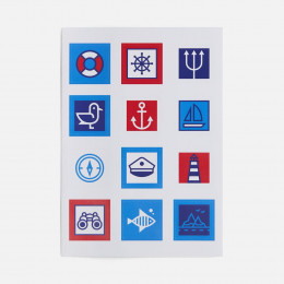 Стикерпак бумажный Industry, море