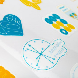 Наклейки UV-DTF Stiker Pack на заказ, L