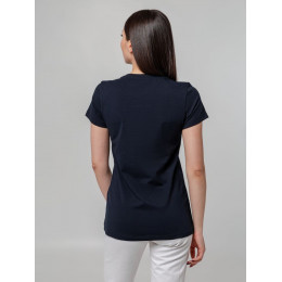 Футболка женская T-bolka Stretch Lady, темно-синяя (navy)