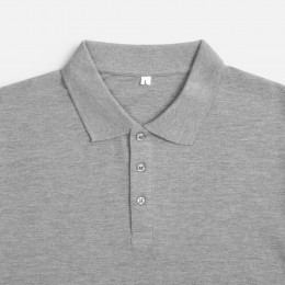 Рубашка поло унисекс Tervise, серый меланж