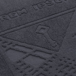 Полотенце на заказ Surpass с рельефным логотипом, большое